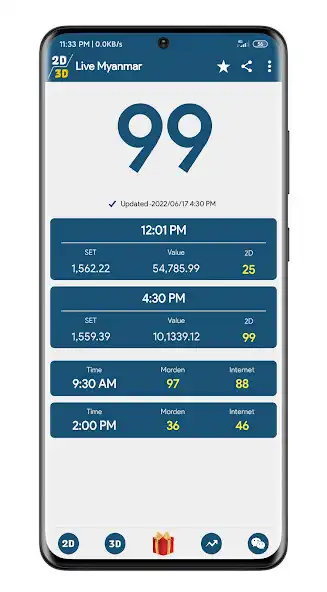 Play 2D3D Live Myanmar  and enjoy 2D3D Live Myanmar with UptoPlay