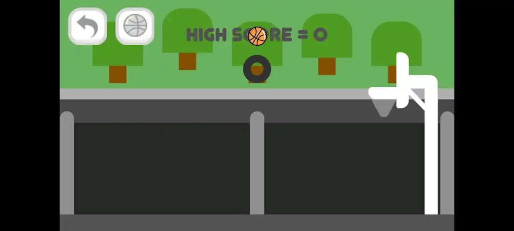 Play 2D Hoops as an online game 2D Hoops with UptoPlay
