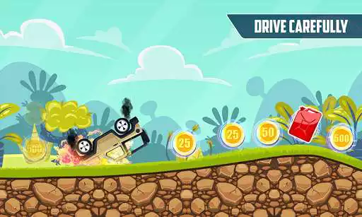 Play 2D Jeep Racing 2 - Prado Adventure 2019 as an online game 2D Jeep Racing 2 - Prado Adventure 2019 with UptoPlay