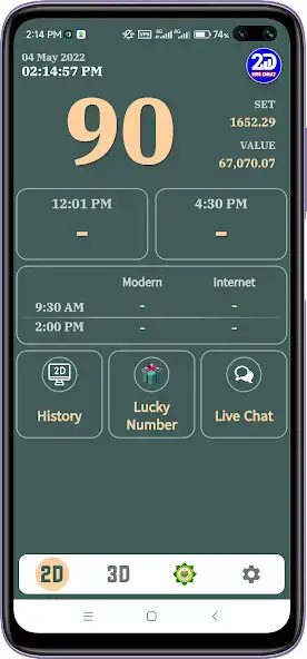 Play 2D Live Daily  and enjoy 2D Live Daily with UptoPlay