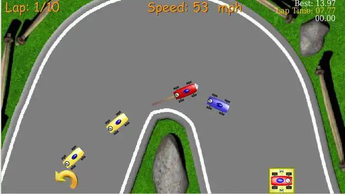 Play 2D Tiny Car Racing Lite