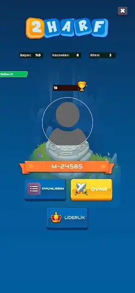 Play 2Harf - Kelime Oyunu as an online game 2Harf - Kelime Oyunu with UptoPlay