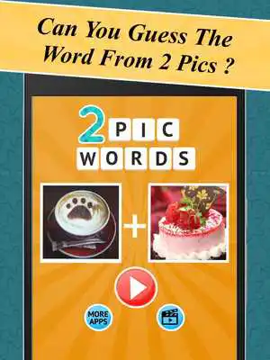 Play 2 Pics 1 Word : Guess The Word  and enjoy 2 Pics 1 Word : Guess The Word with UptoPlay