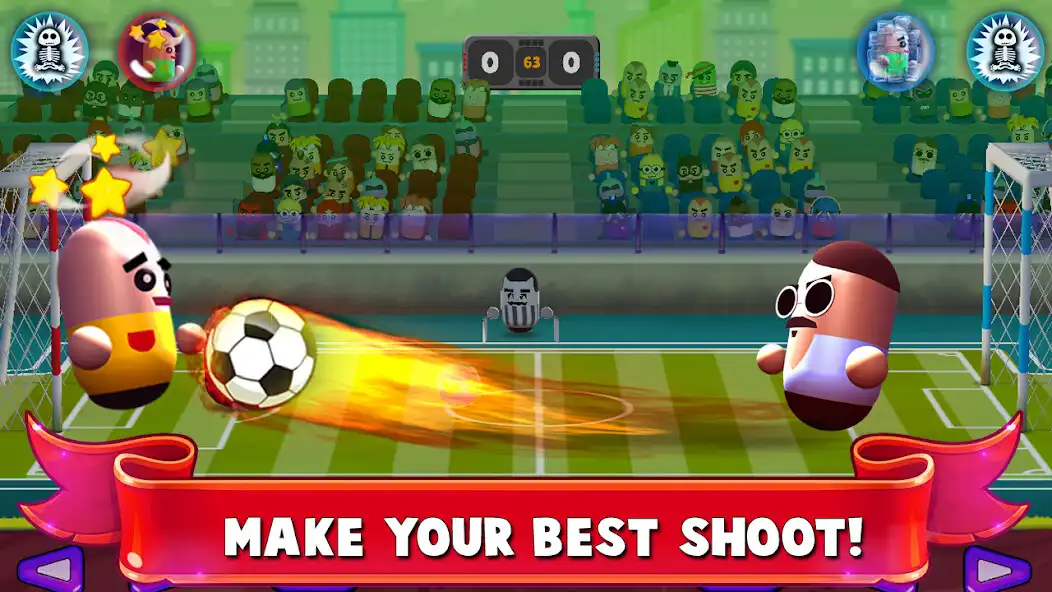 Play 2 Player Head Soccer Game as an online game 2 Player Head Soccer Game with UptoPlay