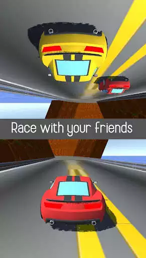 Play 2 Player Racing 3D as an online game 2 Player Racing 3D with UptoPlay