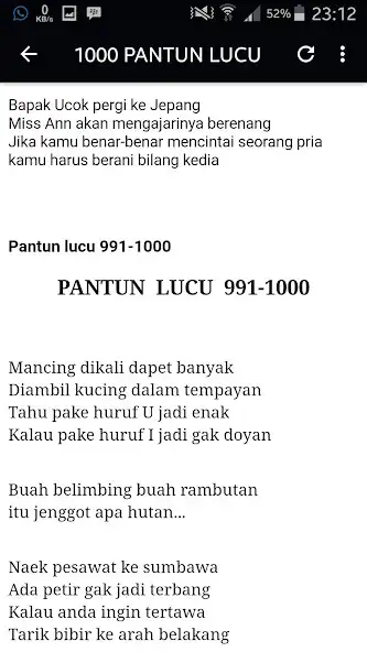 Play 3000 KATA-KATA BIJAK-P LUCU-GOMBAL as an online game 3000 KATA-KATA BIJAK-P LUCU-GOMBAL with UptoPlay