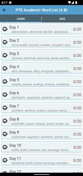 Play 3000 PTE Vocabulary as an online game 3000 PTE Vocabulary with UptoPlay