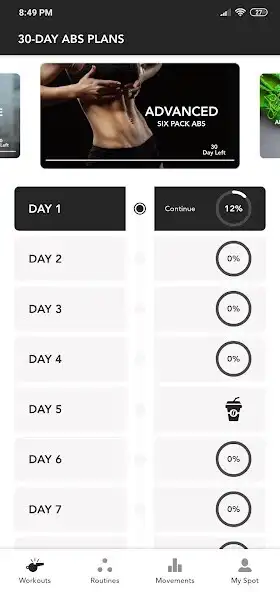 Play 30-Day Abs Plan as an online game 30-Day Abs Plan with UptoPlay