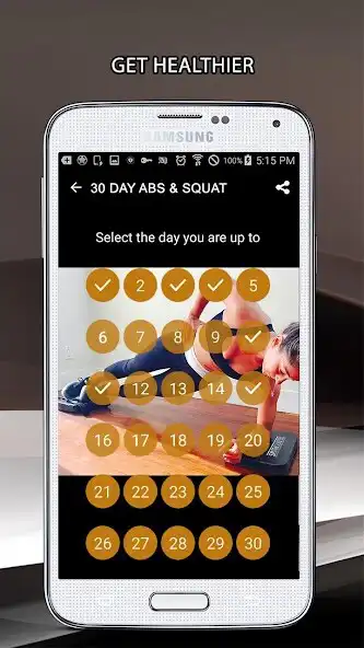 Play 30 Day Ab  Squat Challenge as an online game 30 Day Ab  Squat Challenge with UptoPlay