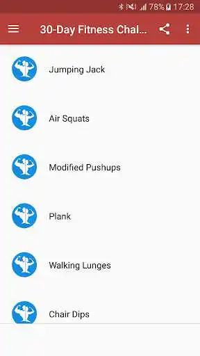 Play 30 Day Fitness Challenge  and enjoy 30 Day Fitness Challenge with UptoPlay