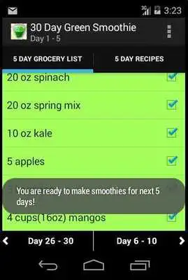 Play 30 Day Green Smoothie