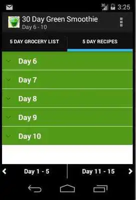 Play 30 Day Green Smoothie