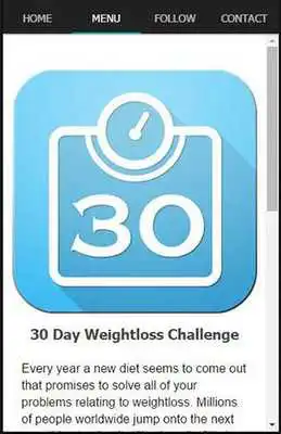 Play 30 Day Weight Loss Challenge as an online game 30 Day Weight Loss Challenge with UptoPlay
