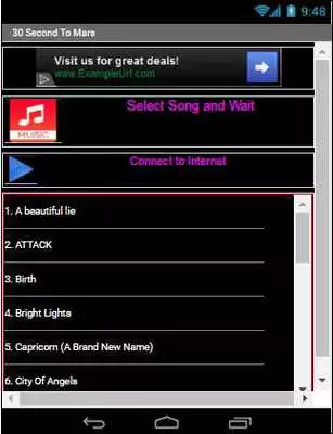 Play 30 SECOND TO MARS All Song