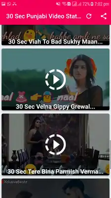 Play 30 Sec Punjabi Status Video 2018 (Lyrical Videos)