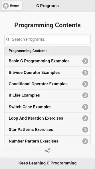 Play 350+ C Programming Examples Play 350+ C Programming Examples