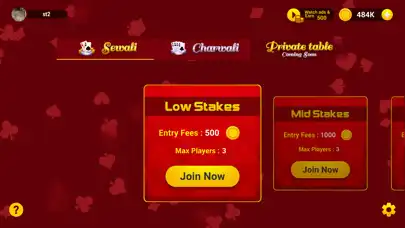 Play 3 Card Rumble as an online game 3 Card Rumble with UptoPlay