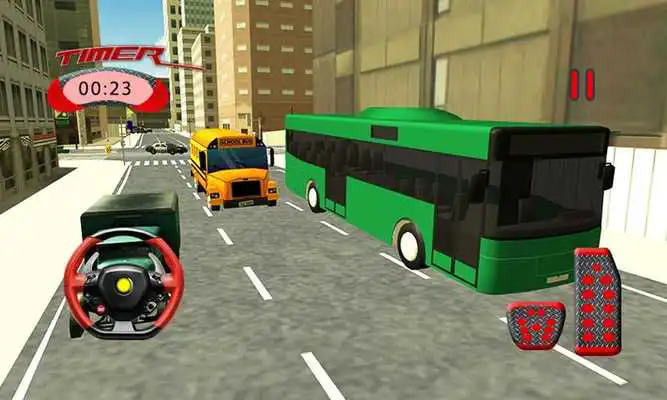 Play 3D Airport Bus Service Driving Simulator