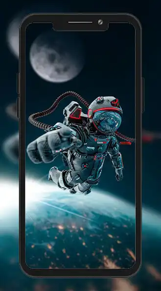 Play 3D Art Astronaut Wallpaper as an online game 3D Art Astronaut Wallpaper with UptoPlay