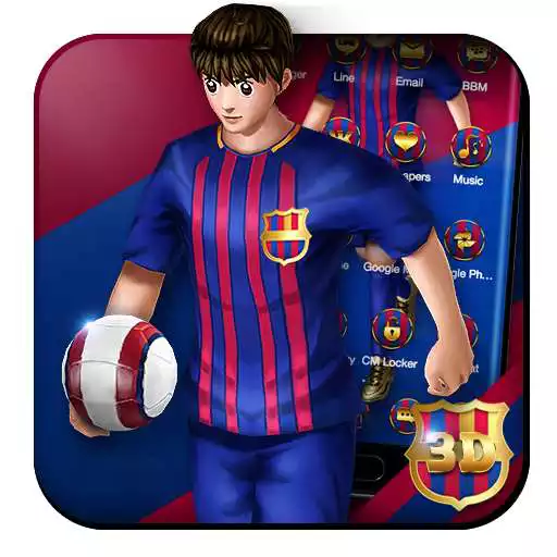 Free play online 3D Barcelona Football Shooter Theme  APK