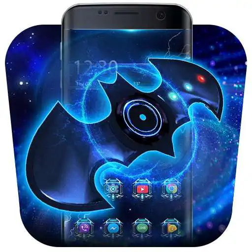Free play online 3D bat hero fidget spinner theme  APK