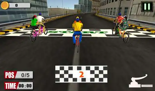 Play APK 3D bicycle racing  and enjoy 3D bicycle racing with UptoPlay com.virtualinfocom.bicyclerace