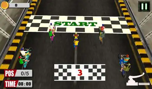 Play APK 3D bicycle racing  and enjoy 3D bicycle racing with UptoPlay com.virtualinfocom.bicyclerace