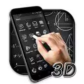 Free play online 3D Blackboard Graffiti Theme APK