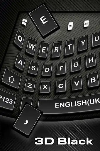 Play 3D Black Keyboard Theme as an online game 3D Black Keyboard Theme with UptoPlay