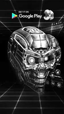 Play 3D Black Skull Theme