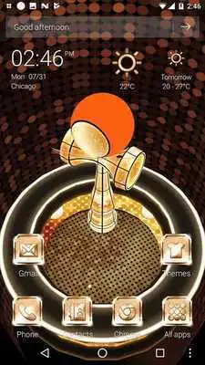 Play 3D Bling Glitter Kendama Theme
