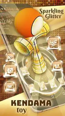 Play 3D Bling Glitter Kendama Theme