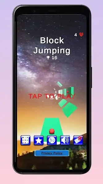 Play 3D Block Jumping Game Offline as an online game 3D Block Jumping Game Offline with UptoPlay