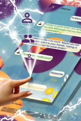 Play 3D Bounce SMS Theme