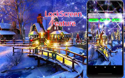 Play 3D Christmas Live Wallpaper