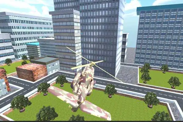 Play 3D City Helicopter Warrior