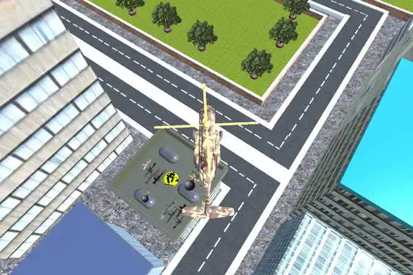 Play 3D City Helicopter Warrior