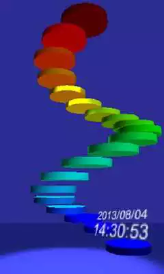 Play 3D Clock Rainbow