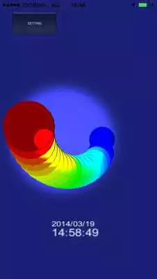 Play 3D Clock Rainbow