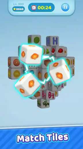 Play 3D Cube Match - Puzzle Game as an online game 3D Cube Match - Puzzle Game with UptoPlay