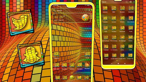 Play 3D Curve Launcher Theme  and enjoy 3D Curve Launcher Theme with UptoPlay