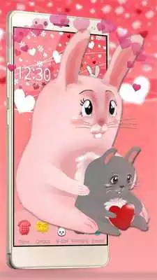 Play 3D Cute Bunny Love Theme Play 3D Cute Bunny Love Theme