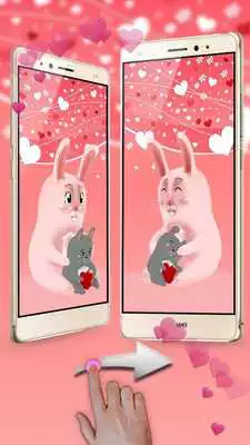 Play 3D Cute Bunny Love Theme Play 3D Cute Bunny Love Theme