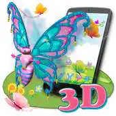 Free play online 3D Cute Glitter Buttefly APK