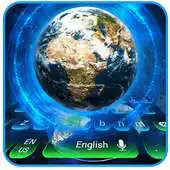 Free play online 3D Earth Galaxy Keyboard Theme APK