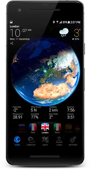 Play 3D EARTH PRO - local forecast  and enjoy 3D EARTH PRO - local forecast with UptoPlay
