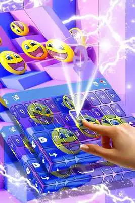 Play 3D Emoji Keyboard Theme