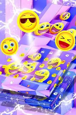 Play 3D Emoji Keyboard Theme