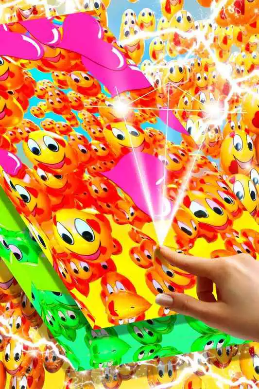 Play 3D Emoji Rain Wallpaper