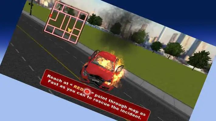 Play 3D Fire Rescue Truck Simulator